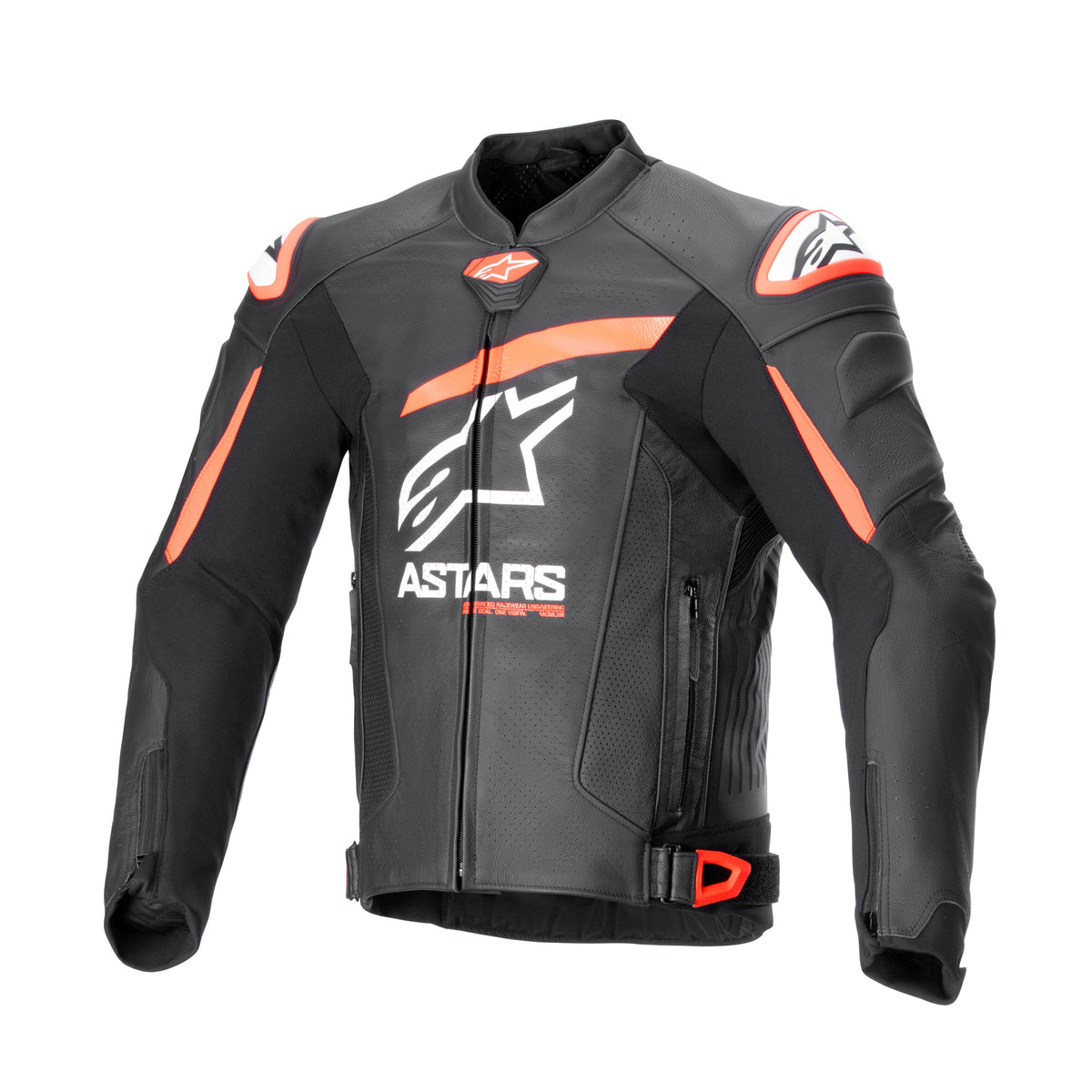 Alpinestars Gp Plus R V4 Airflow Leather Jkt Black/Red/F/White