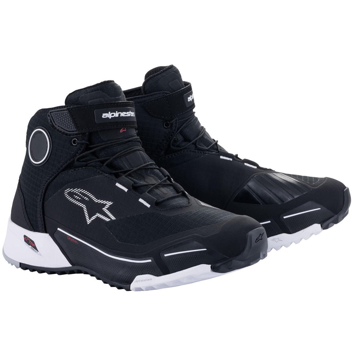 Alpinestars CR-X Drystar Riding Shoes Black White Main image