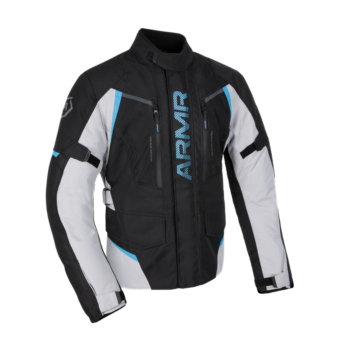 ARMR Kiso 4.0 WP MS Jkt Blk/LT Gry/Blu Main image