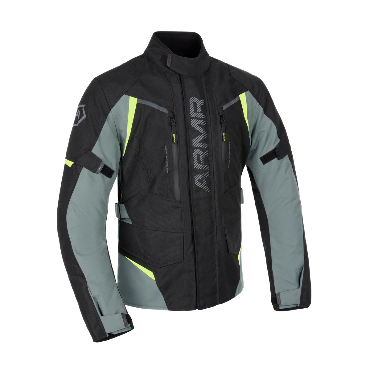 ARMR Kiso 4.0 WP MS Jkt Blk/Grn/Fluo Ylw Main image