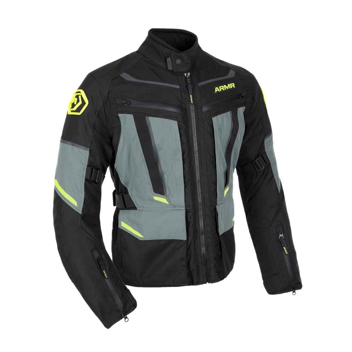 ARMR Kumaji 3.0 WP MS Jkt Blk/Grn/Fluo Ylw Main image