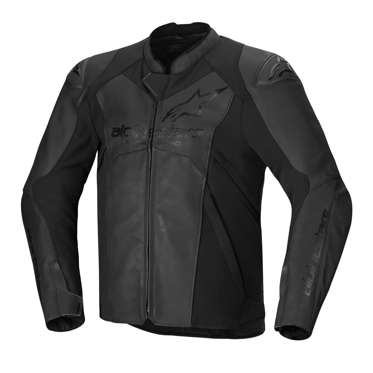 Alpinestars Faster V3 Leather Jacket Black Black Main image