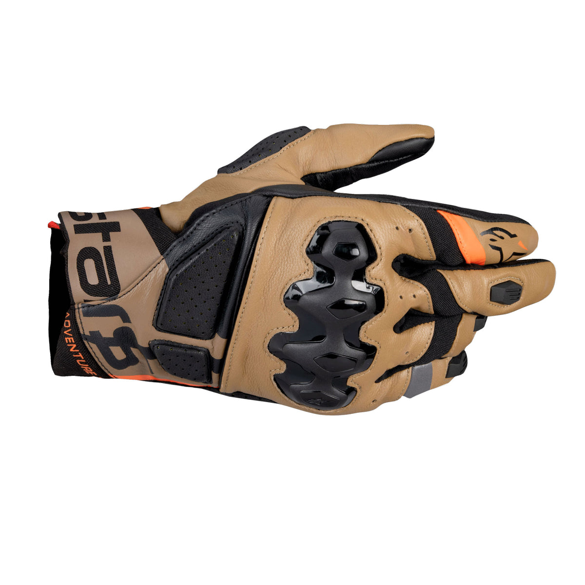 Alpinestars Belize V3 Drystar Gloves Black Gobi Brown Sand Main image
