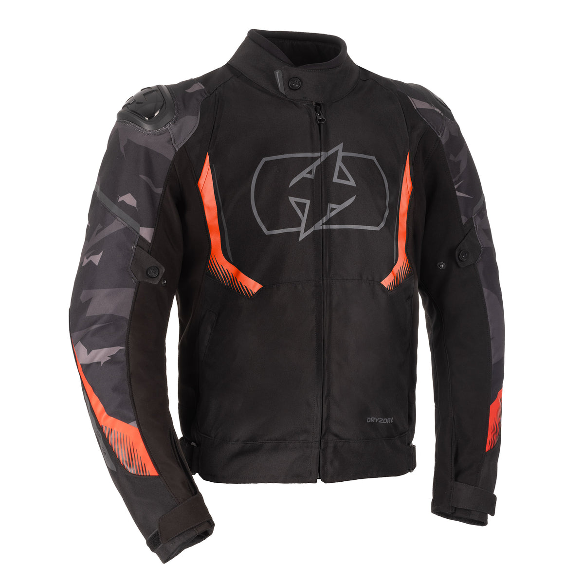 Oxford Omega 1.0 D2D MS Jkt Blk/Camo/Red Main image