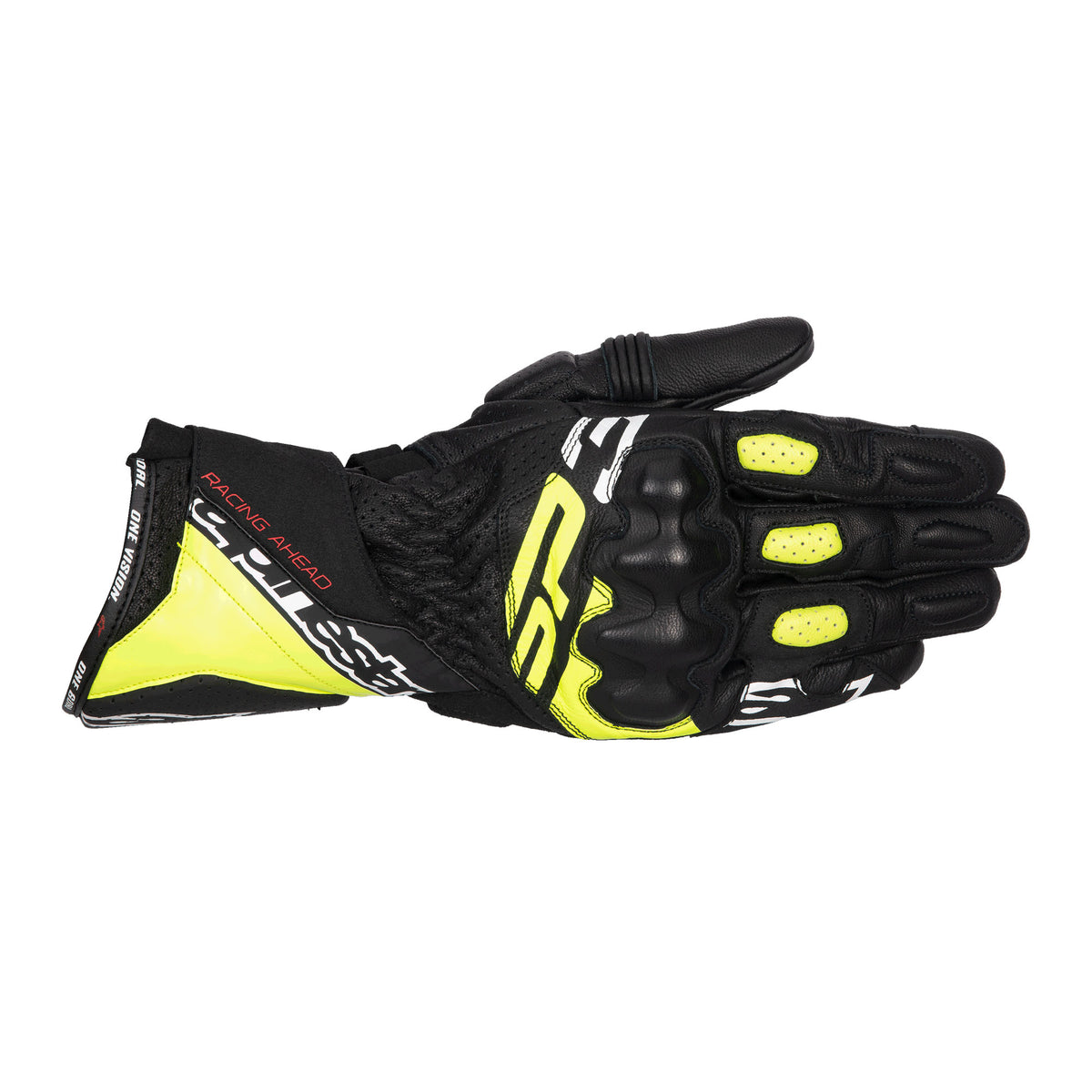 Alpinestars SP-3 Gloves Black Yellow Fluo White Main image