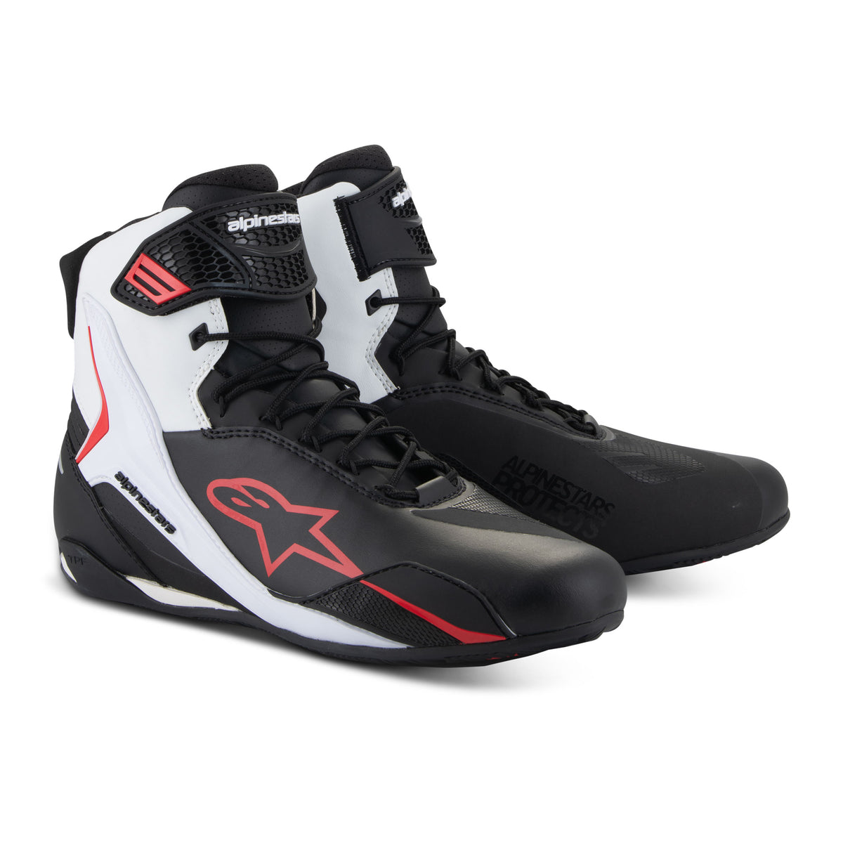 Alpinestars Faster-4 Shoes Black White Red Main image