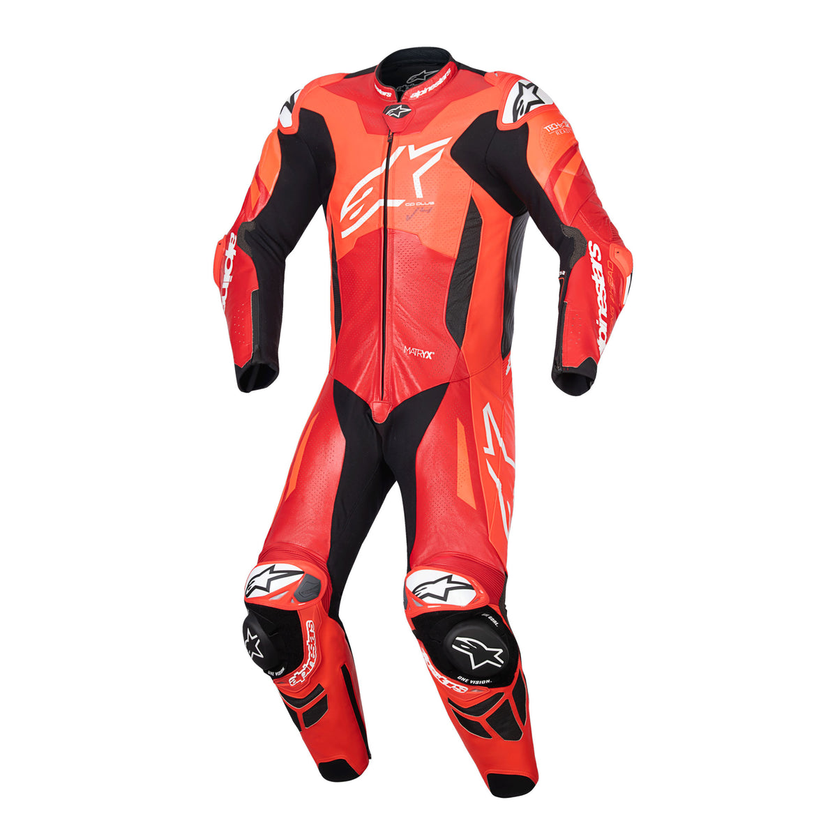 Alpinestars GP Plus V4 Sprint 1PC Lthr Suit Red/Fluo/Mid Red/Wht Main image