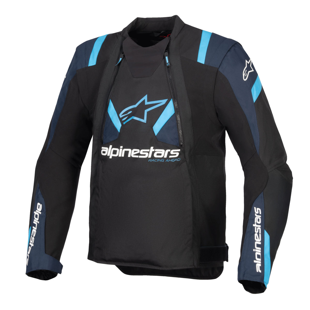 Alpinestars T-Stunt Air Jacket Black Dark Blue Blithe Blue Main image