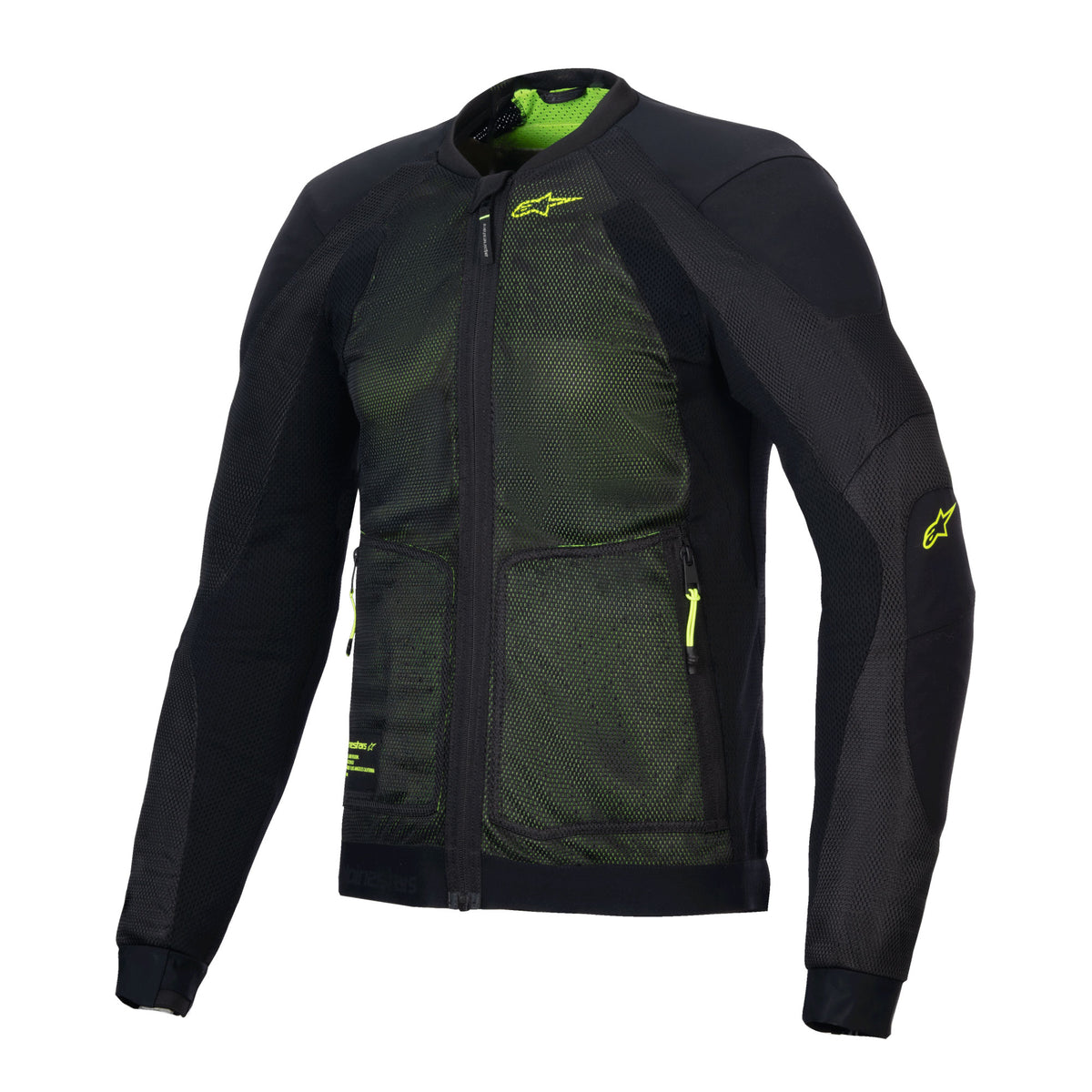 Alpinestars Troop-Air Jacket Black Yellow Fluo Main image
