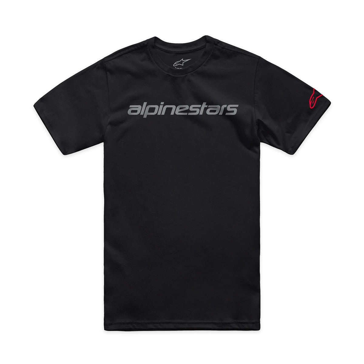 Alpinestars Linear Wordmark 2.0 CSF Tee Black Grey Red Main image