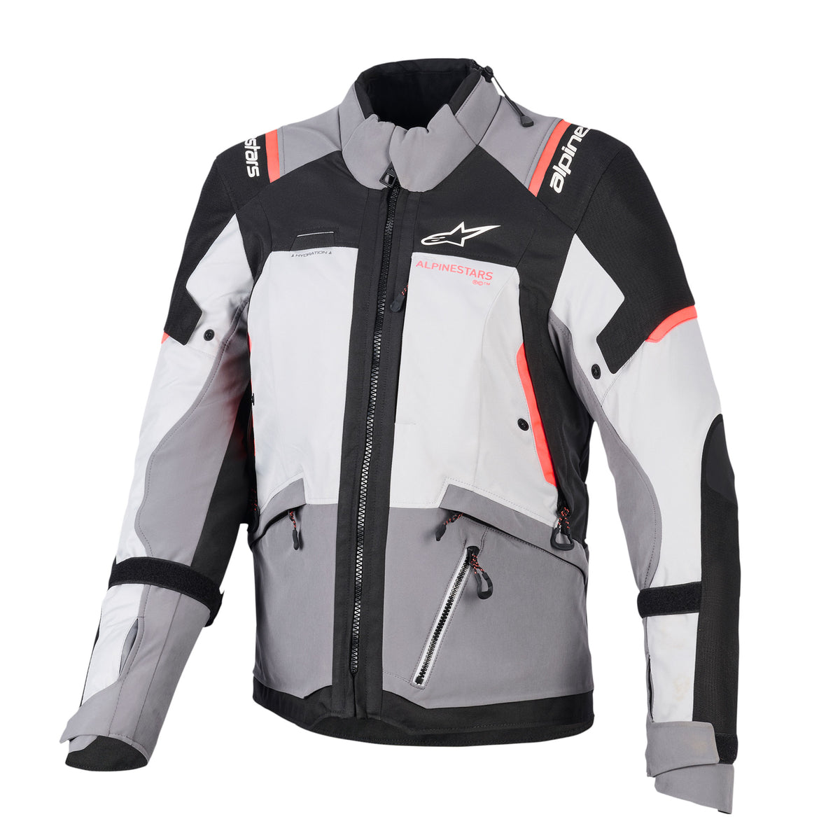 Alpinestars Stella Andes V4 Drystar Jkt Dark Grey Ice Grey Blk Coral Main image