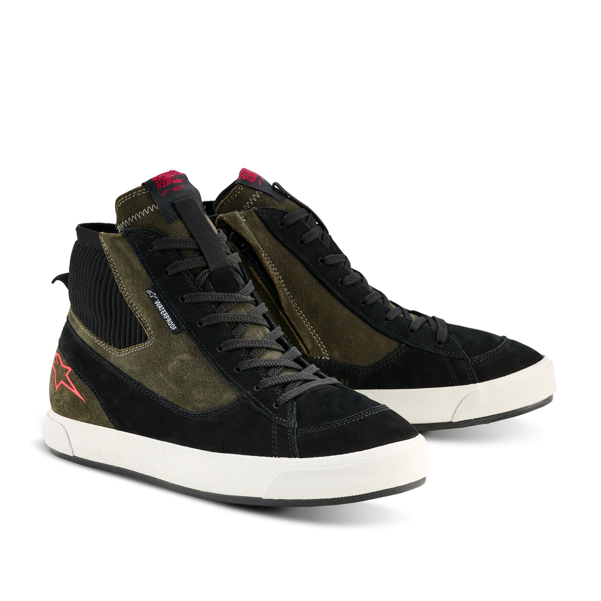 Alpinestars Stated WP Shoes Military Green Black Off-White Main image