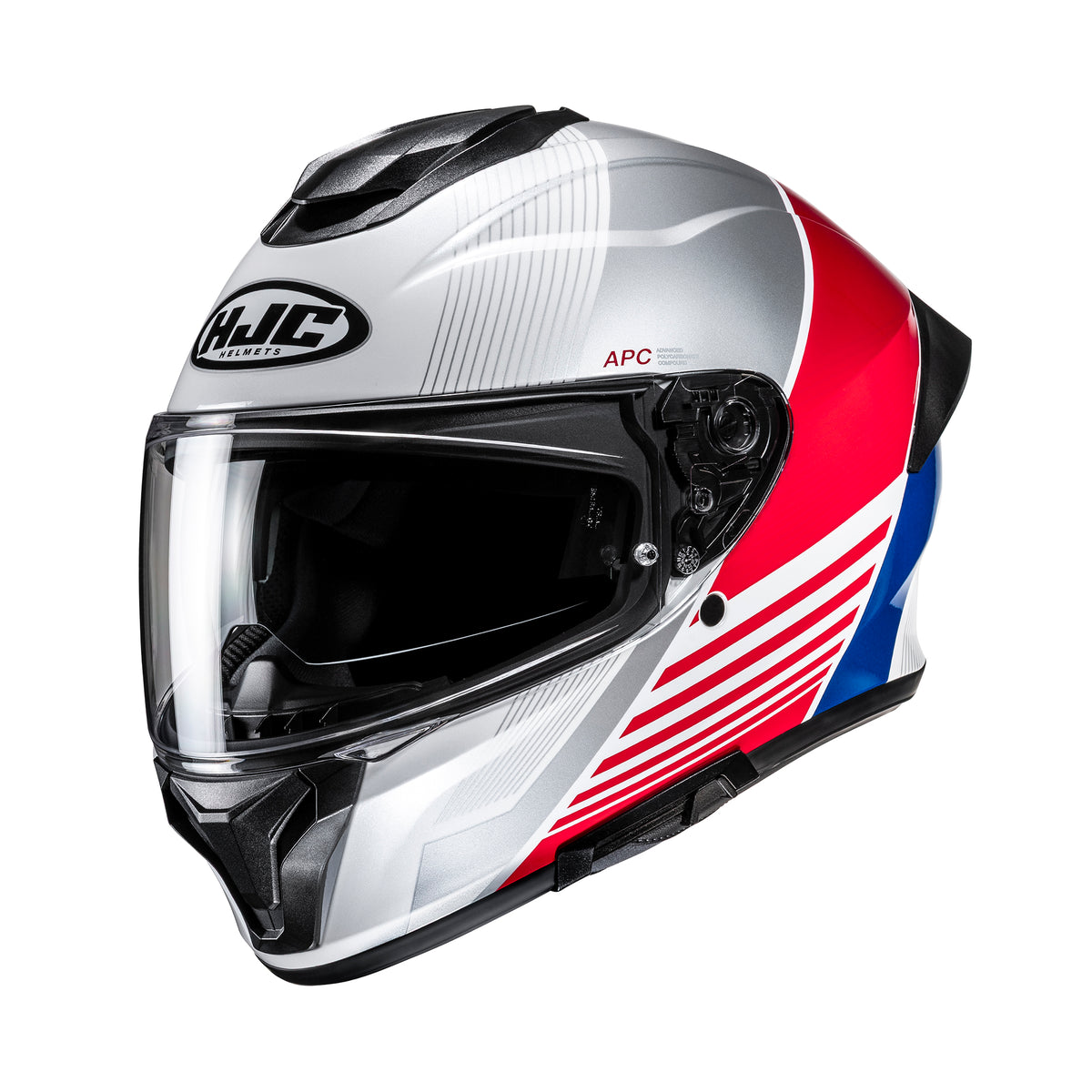HJC C71 Morix MC21 White Blue Red Main image