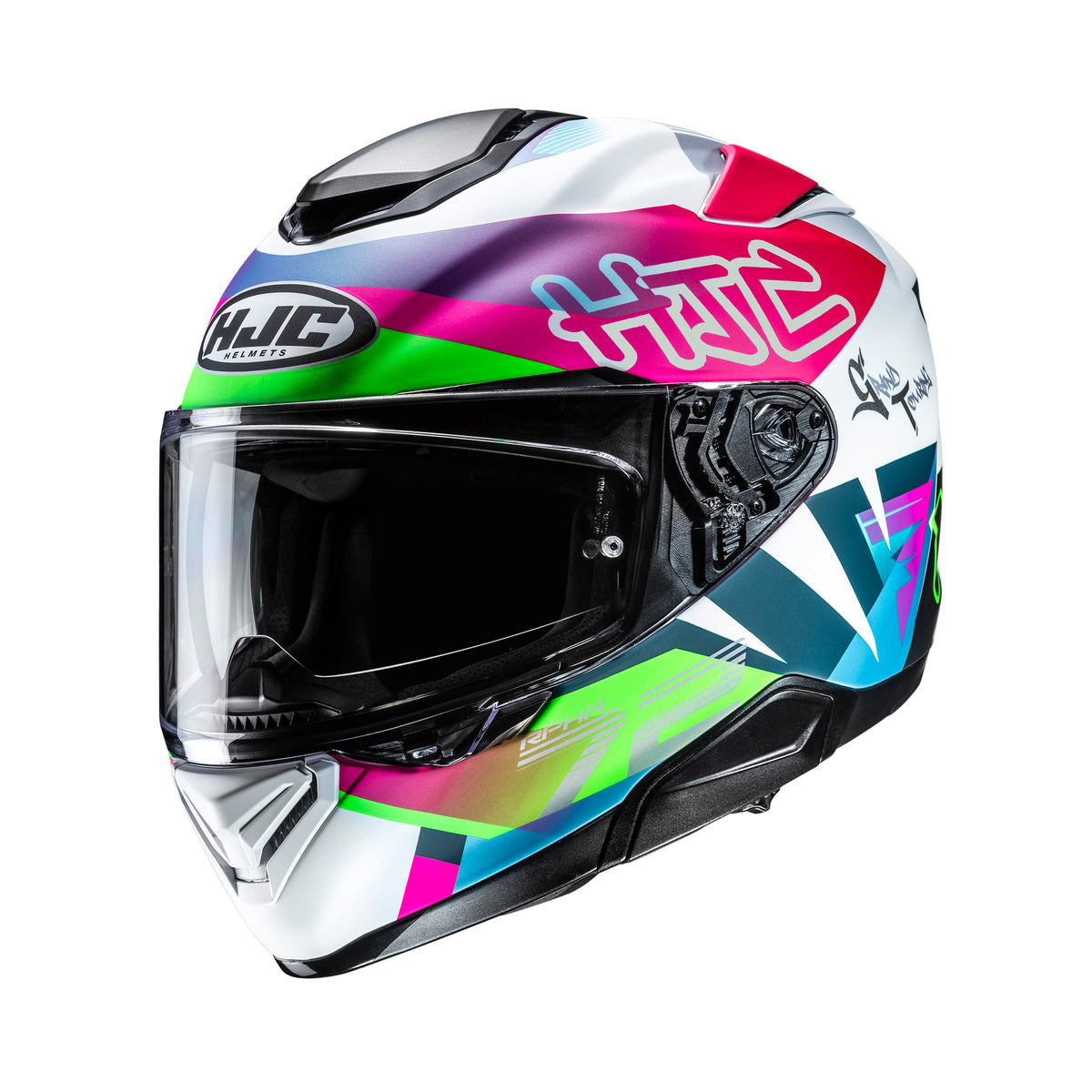 HJC RPHA 72 Goldy MC84SF Pink Green Main image