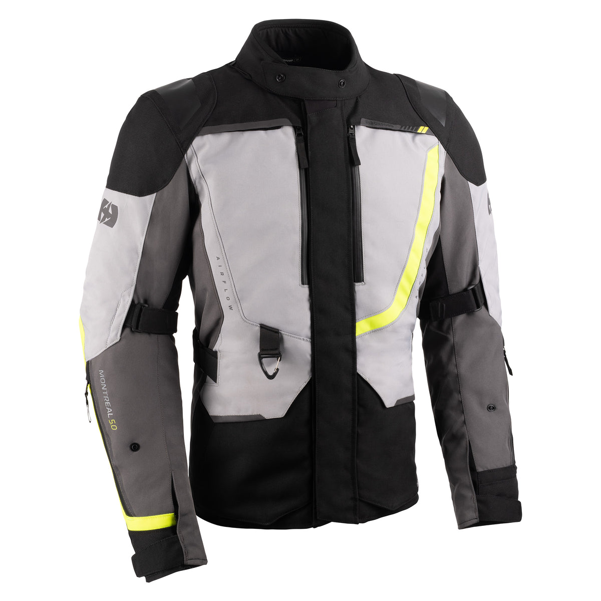 Oxford Montreal 5.0 MS Jkt Gry/Blk/Ylw Main image