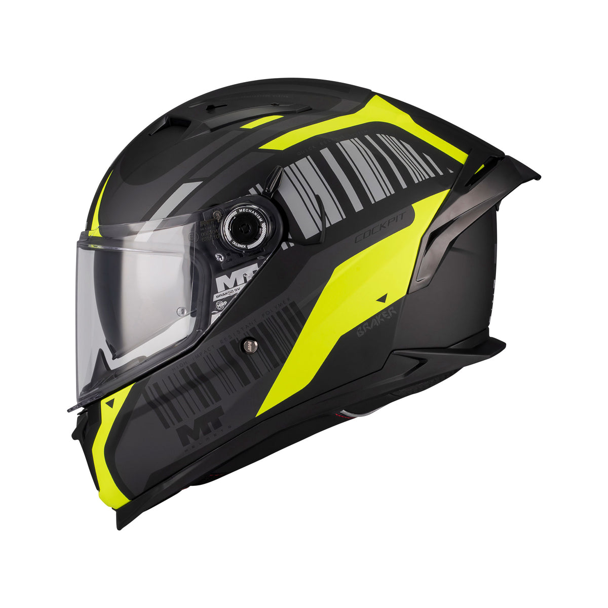 MT Braker SV Cockpit B13 Matt Black Fluo Main image