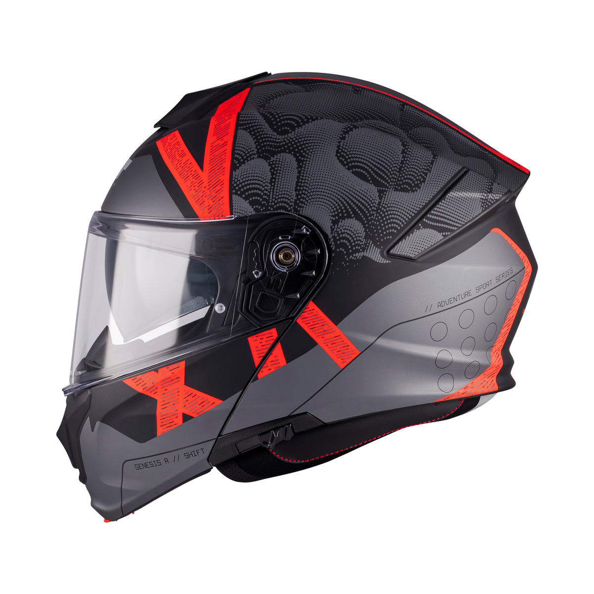 MT Genesis R Shift B15 Matt Black Red Main image