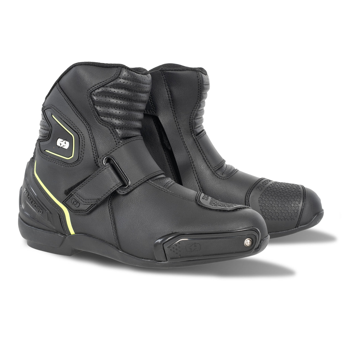 Oxford Omega Air Short MS Boot Blk/ Wht/ Ylw Main image