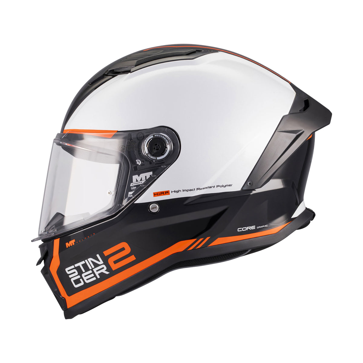 MT Stinger 2 Core B0 Gloss Black White Orange Main image