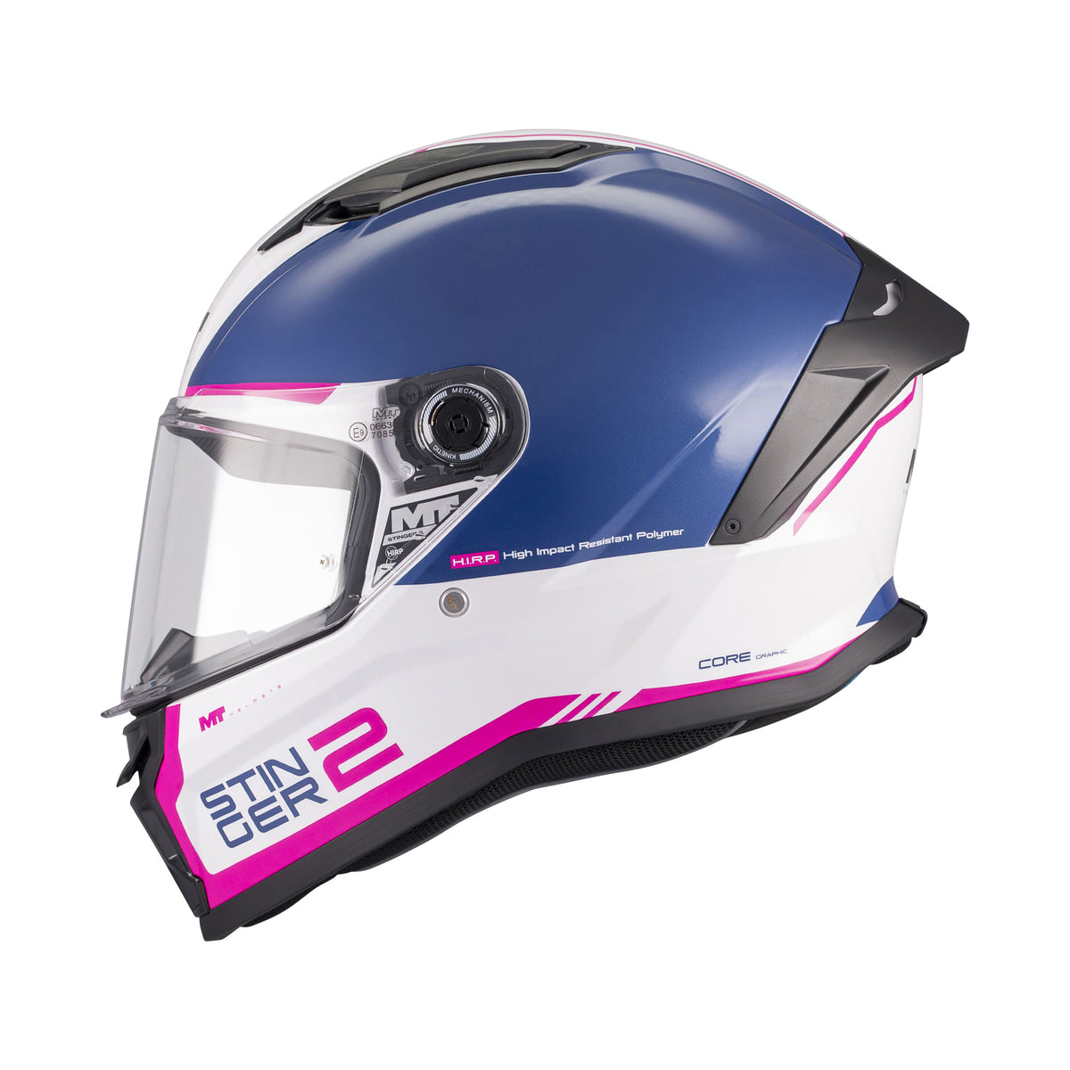 MT Stinger 2 Core A8 Gloss Navy White Pink Main image