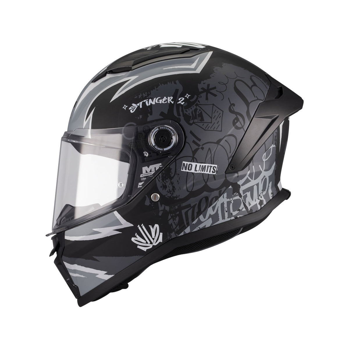 MT Stinger 2 Youth Tagger B2 Matt Black Grey Main image