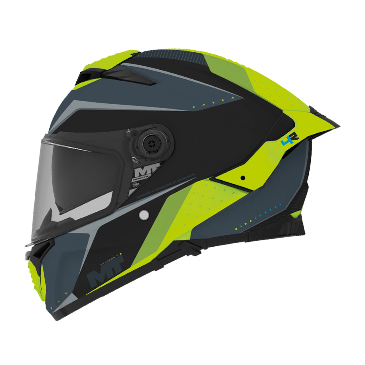 MT Thunder 4 R Wind Tunnel B3 Matt Black Fluo Main image