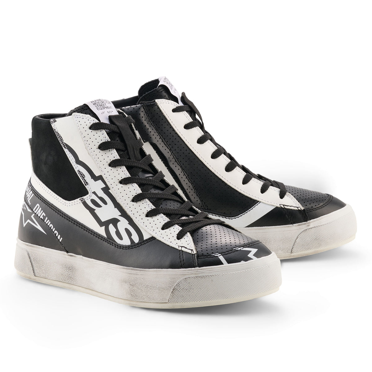 Alpinestars Stella Stated Flair Shoes Black White Main image