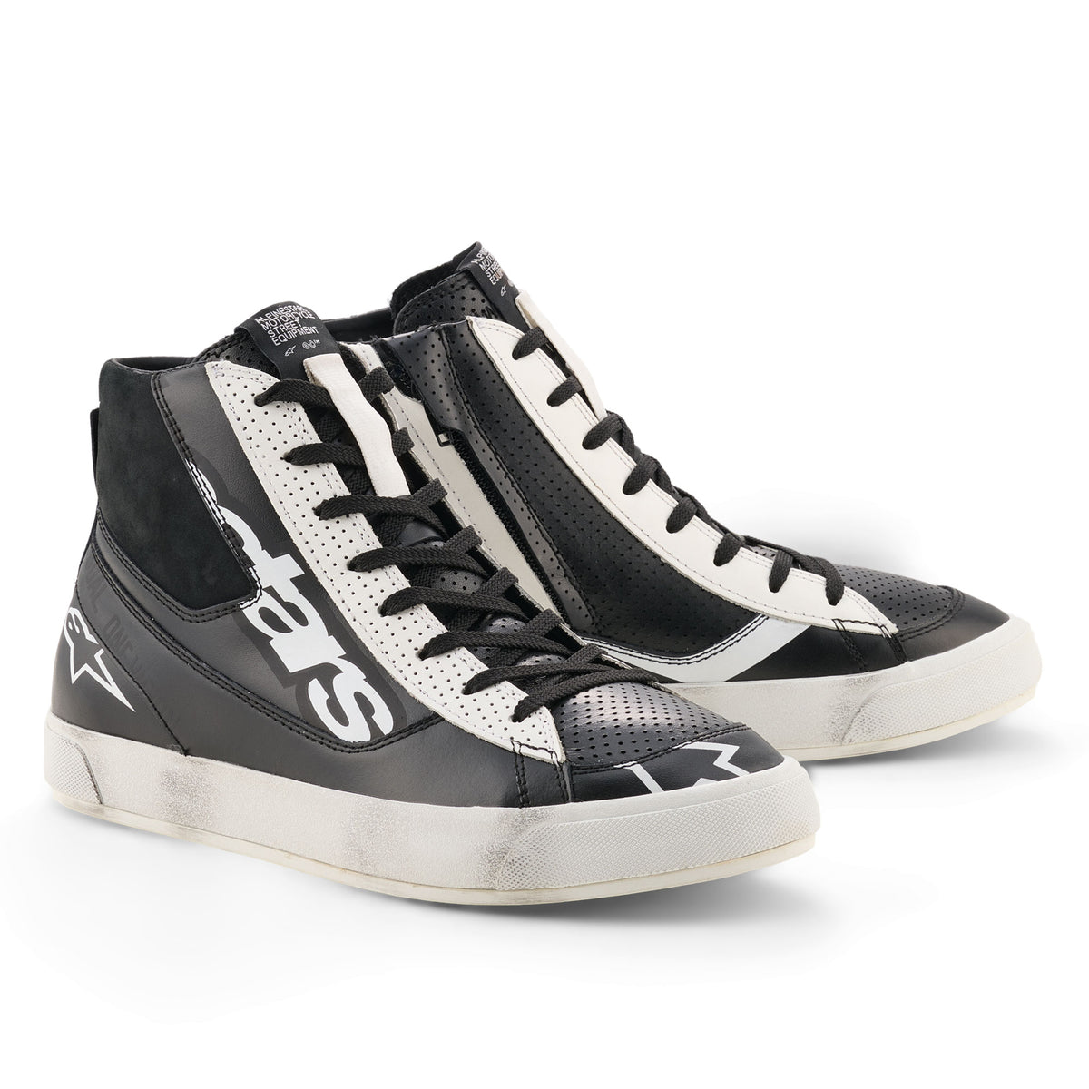 Alpinestars Stated Flair Shoes Black White Main image