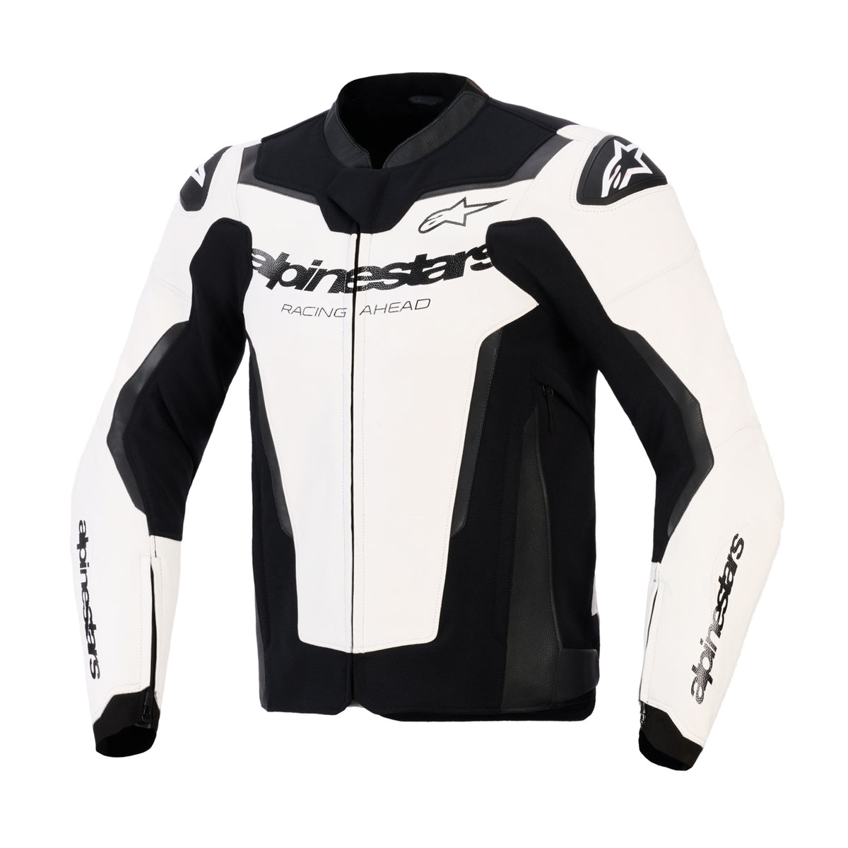 Alpinestars GP Force V2 Leather Jacket White Black Main image