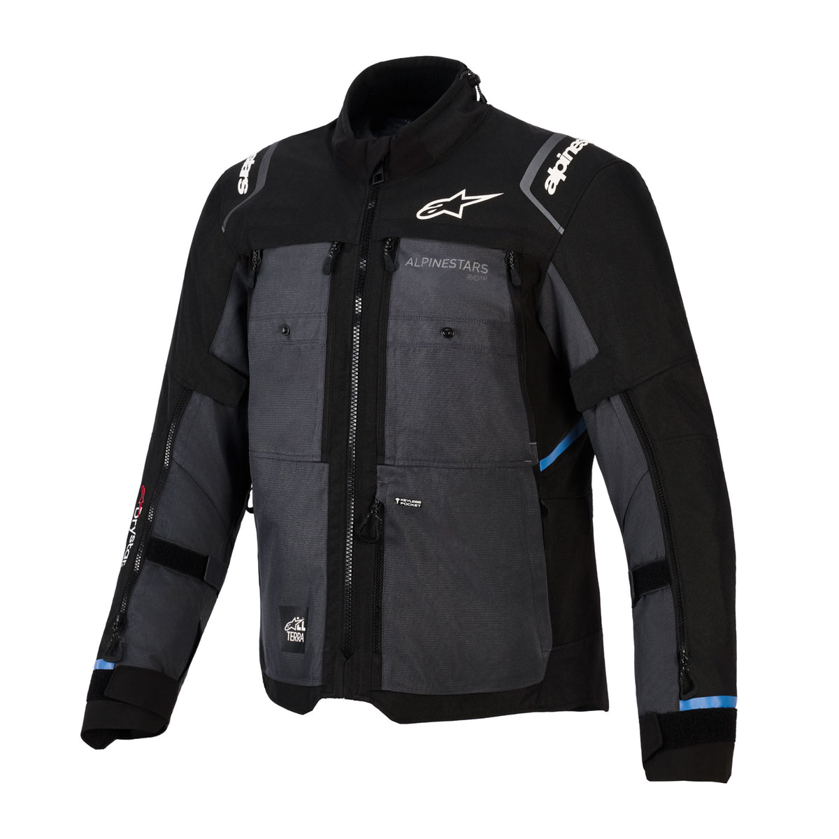 Alpinestars Cusco Drystar Jacket Black Deep Grey Main image