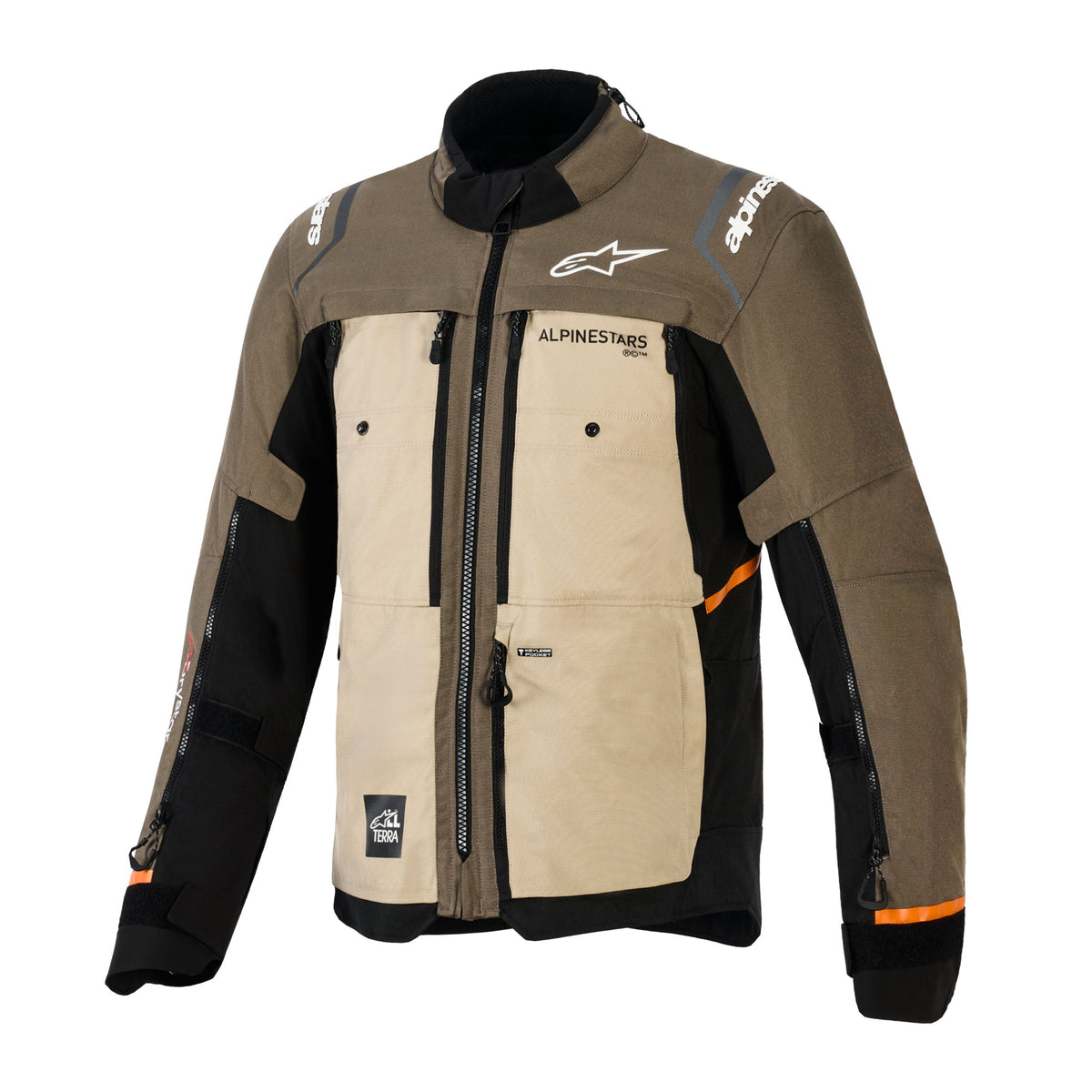 Alpinestars Cusco Drystar Jacket Walnut Aluminum Black Main image