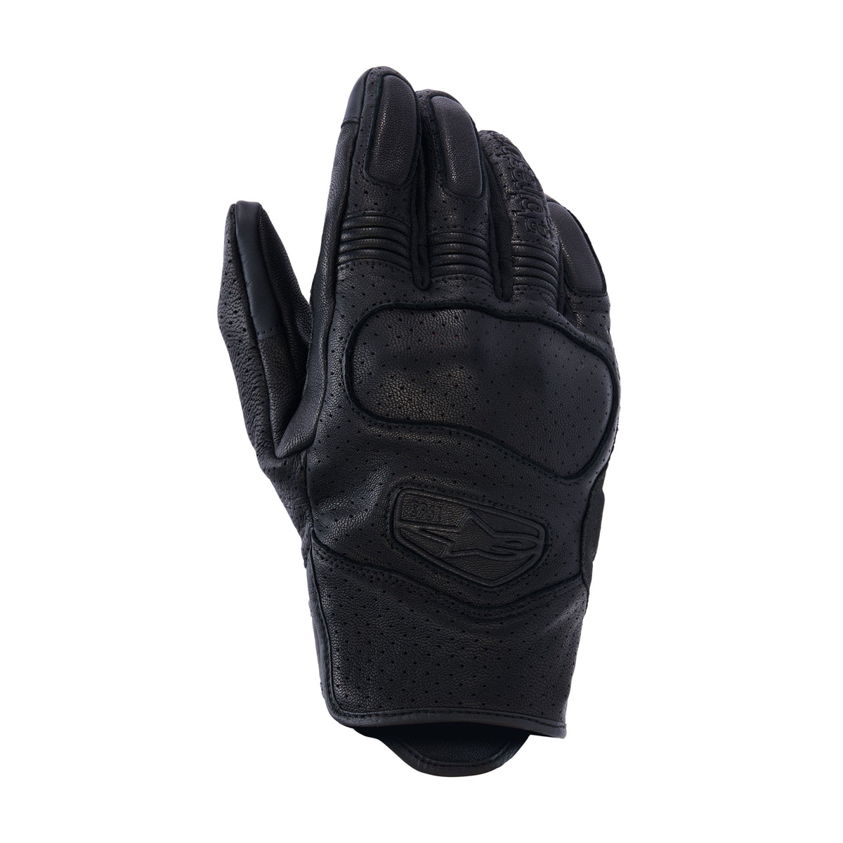 Alpinestars Mustang V3 Leather Gloves Black Black Main image