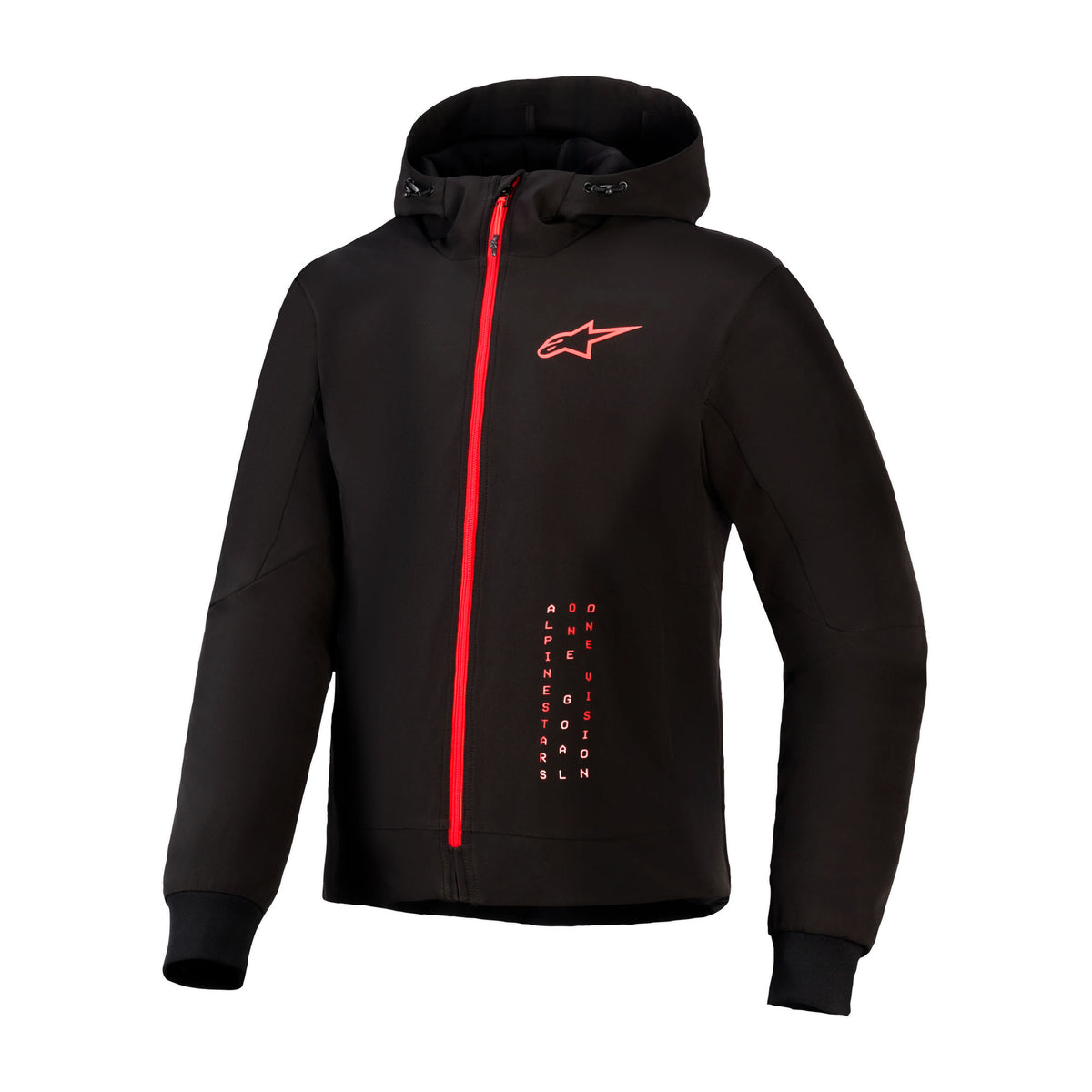 Alpinestars Radium Tech Hoodie Black Bright Red