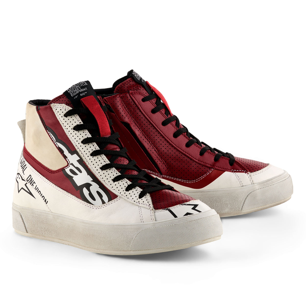 Alpinestars Stella Stated Flair Shoes White Rio Red Main image