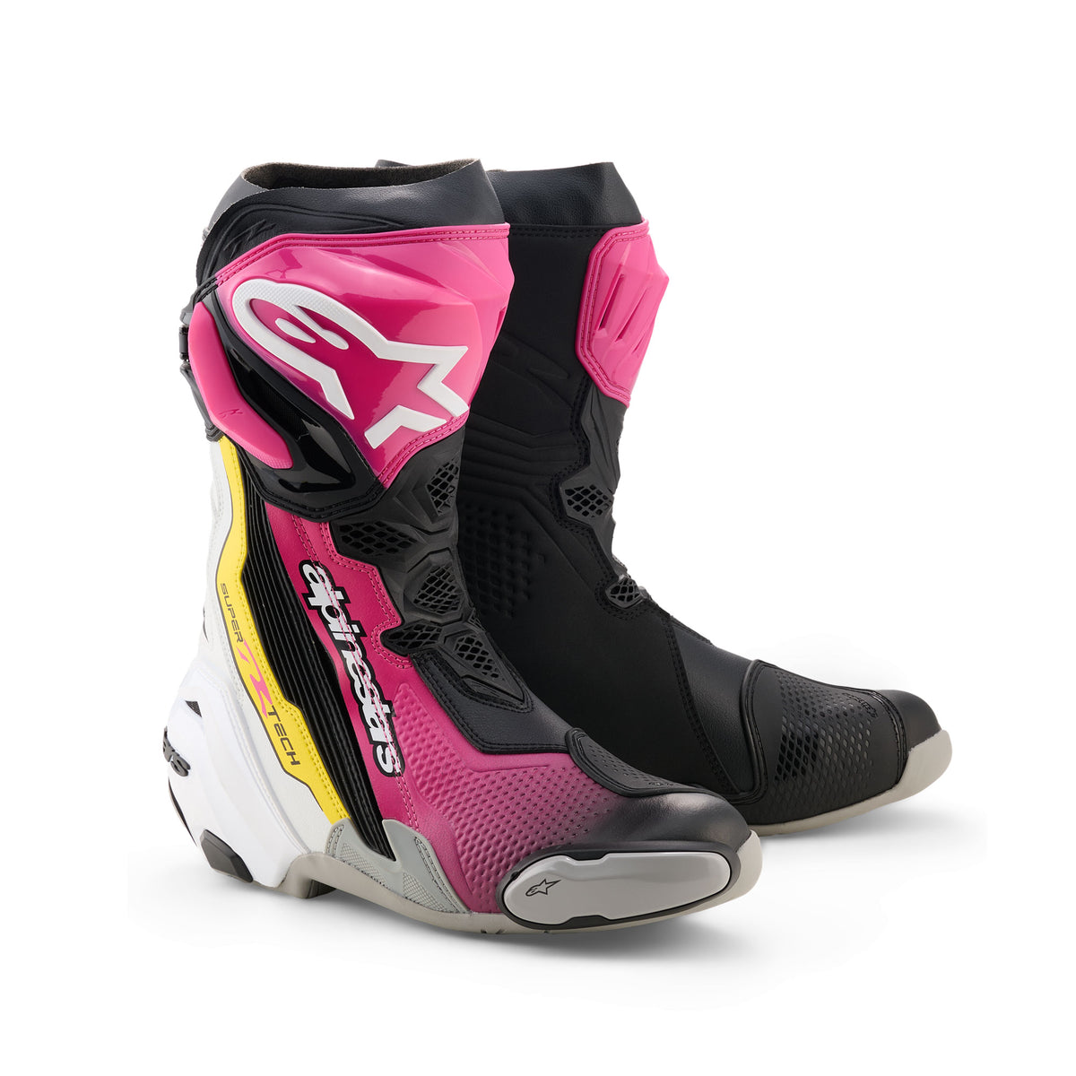 Alpinestars Supertech R Black Magenta White Yellow Main image