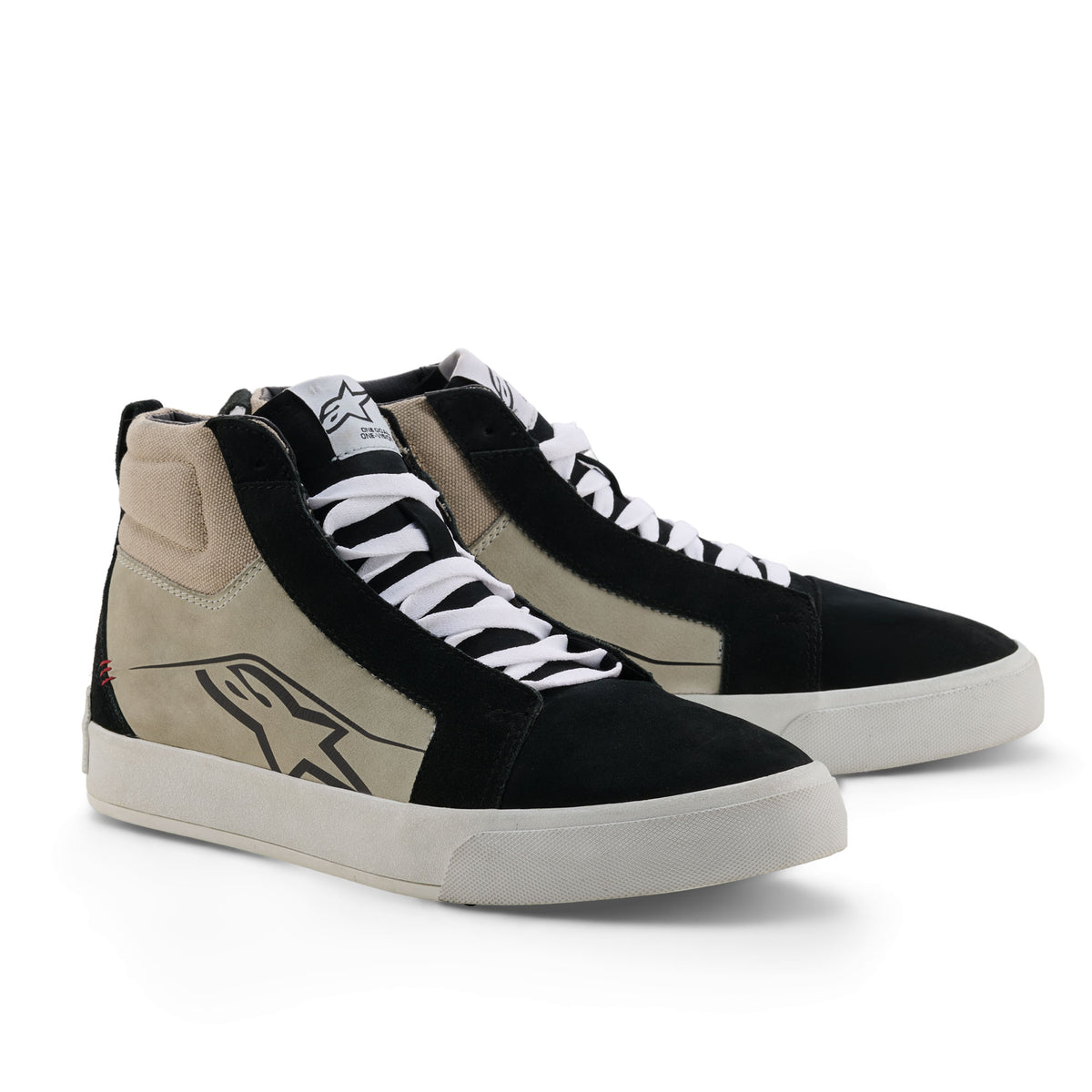 Alpinestars Ride-63 Leather Shoes Black Cool Grey White Main image