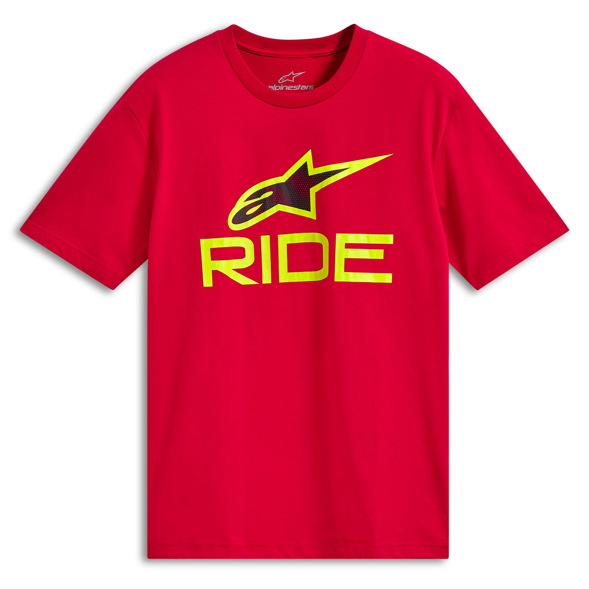 Alpinestars Ride 4.0 CSF Tee Red Hi Vis Yellow Black Main image