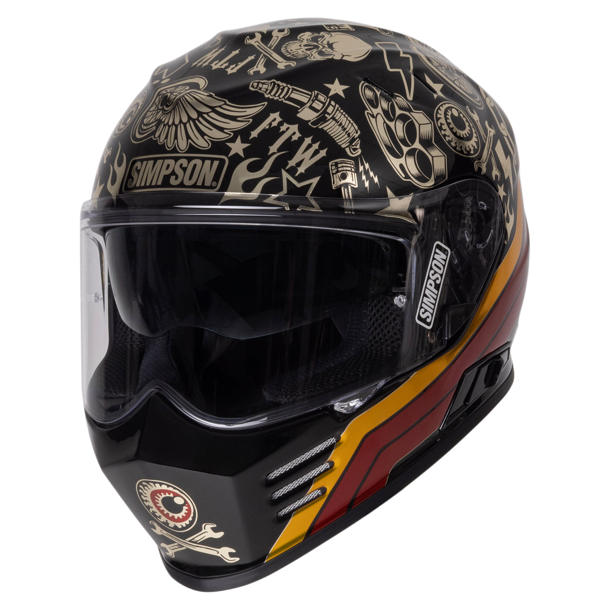 Simpson Venom Tatoo Black/Chrome Main image