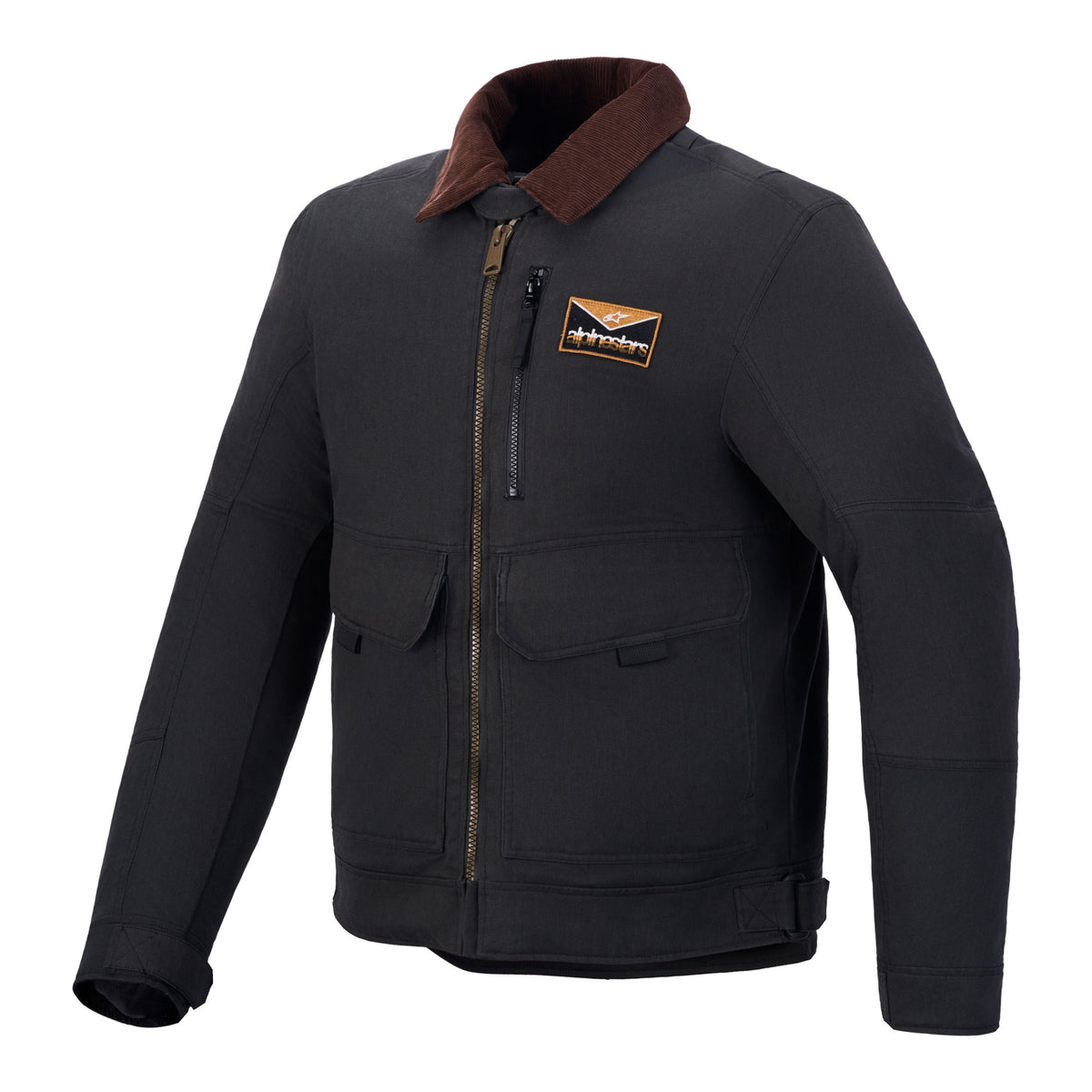 Alpinestars Mustang WP Jacket Dark Anthracite Dark Brown