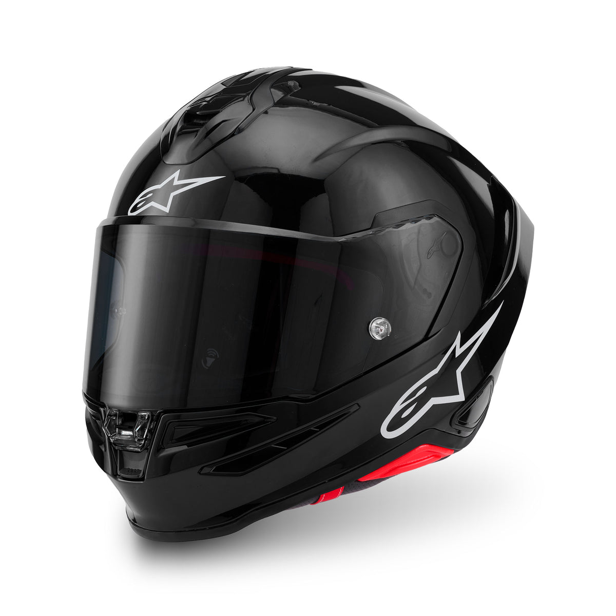 Alpinestars S-R7 Solid Helmet ECE06 Black Gloss Main image