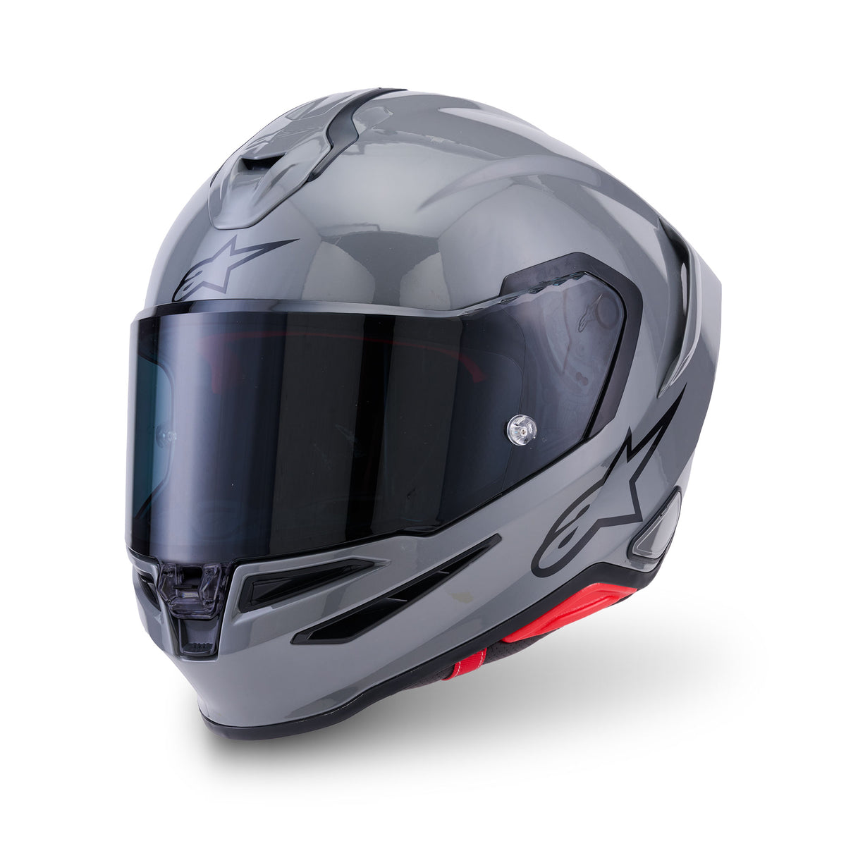 Alpinestars S-R7 Solid Helmet ECE06 Grey Glossy