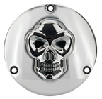 SKULLED ALUMINUM DERBY COVERS - view 1