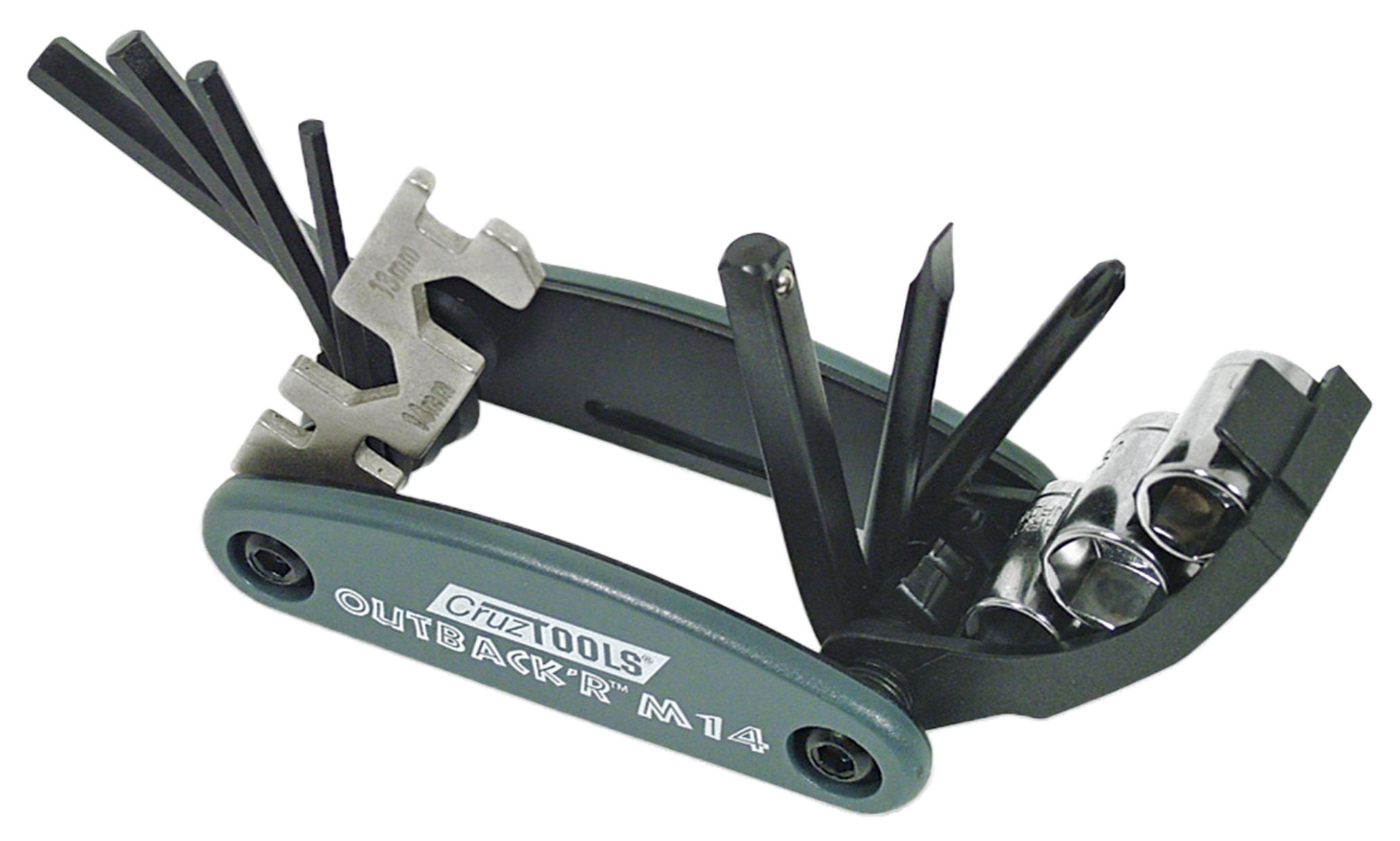 CRUZTOOLS OUTBACK'R H13 & M14 FOLDING TOOL SET - view 1