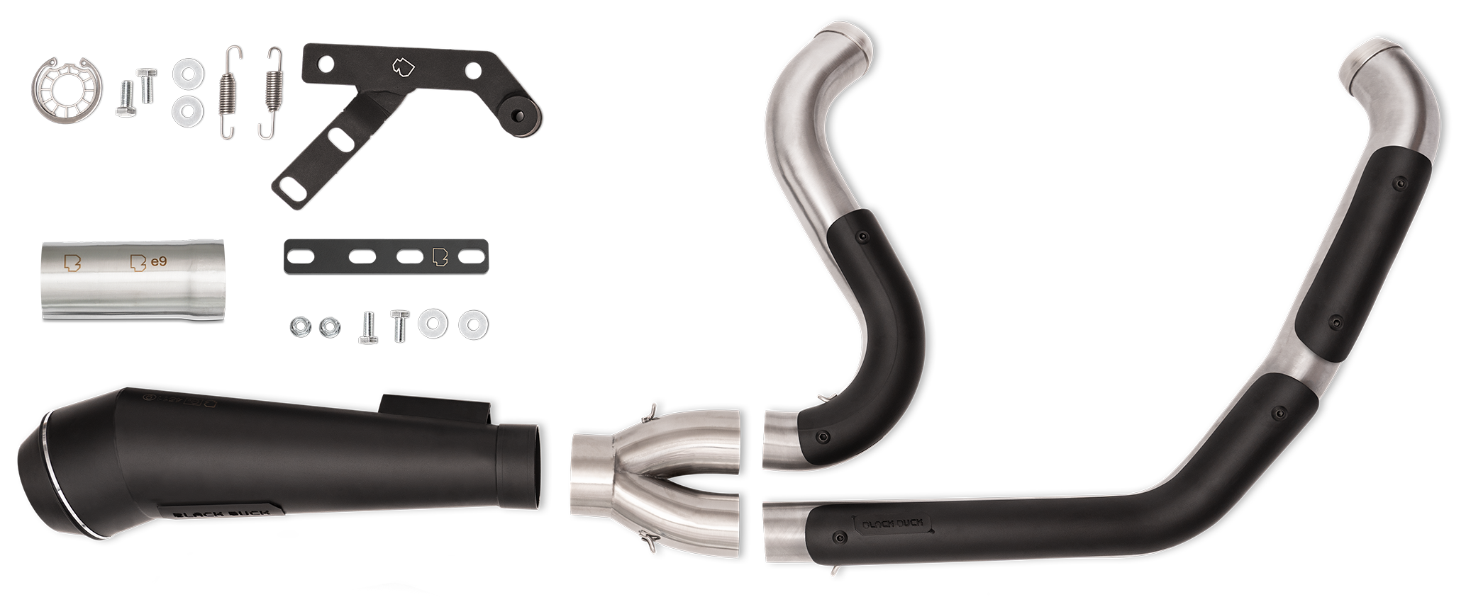 BLACK DUCK 2-INTO-1 FOR MILWAUKEE EIGHT SOFTAIL - view 1