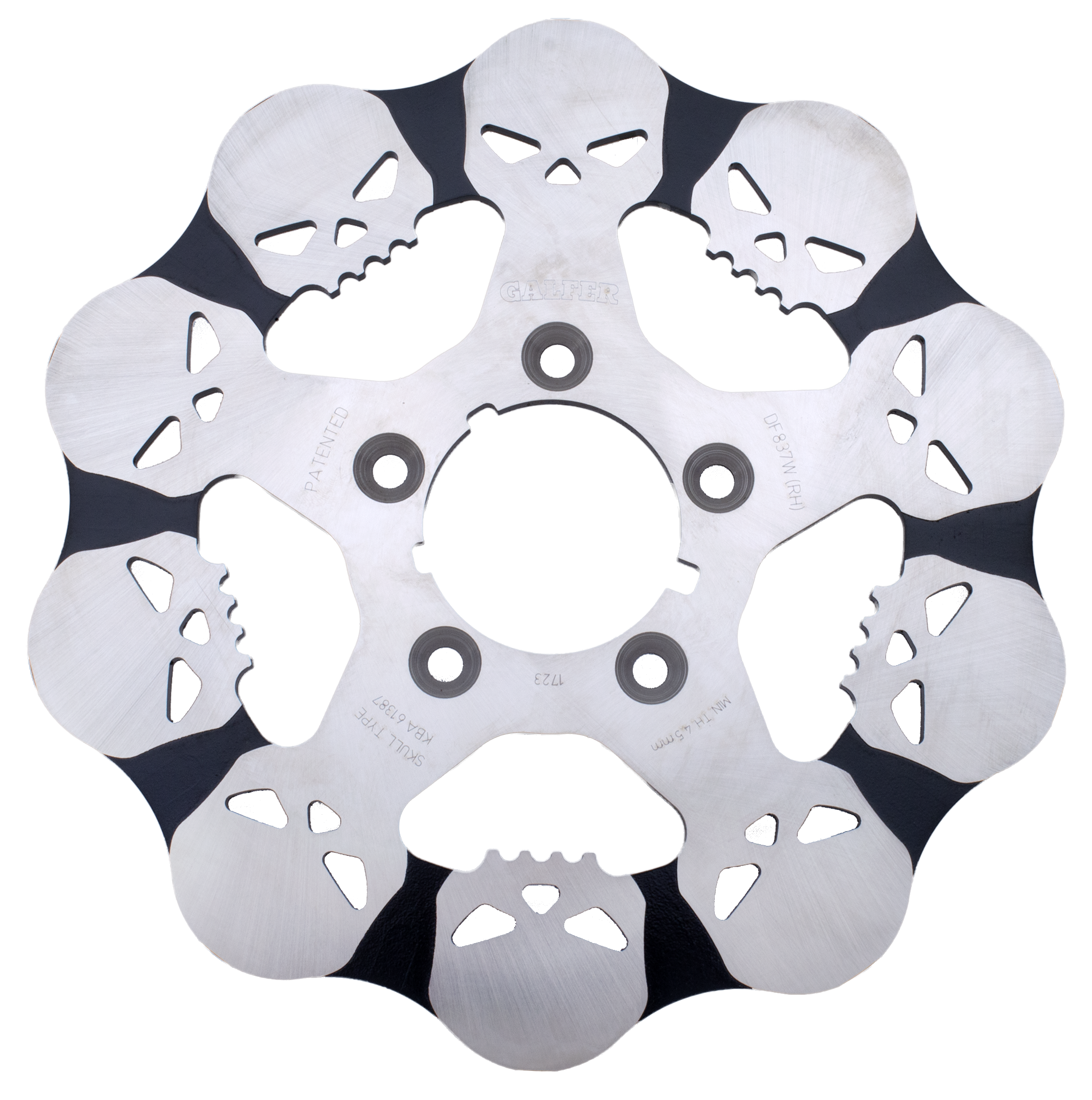 GALFER SKULLED DISC BRAKE ROTORS - view 1