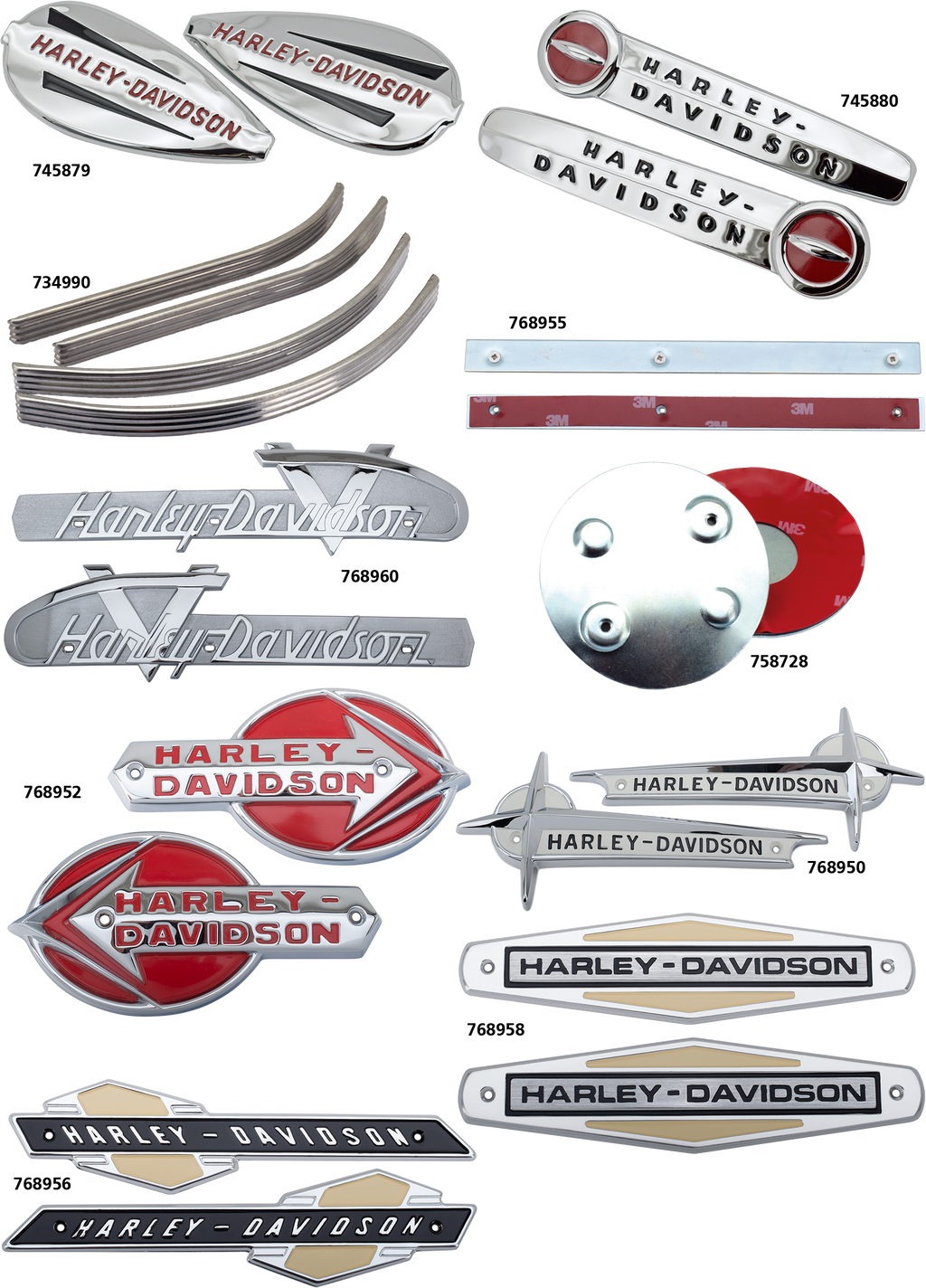 VINTAGE GAS TANK EMBLEMS - view 1