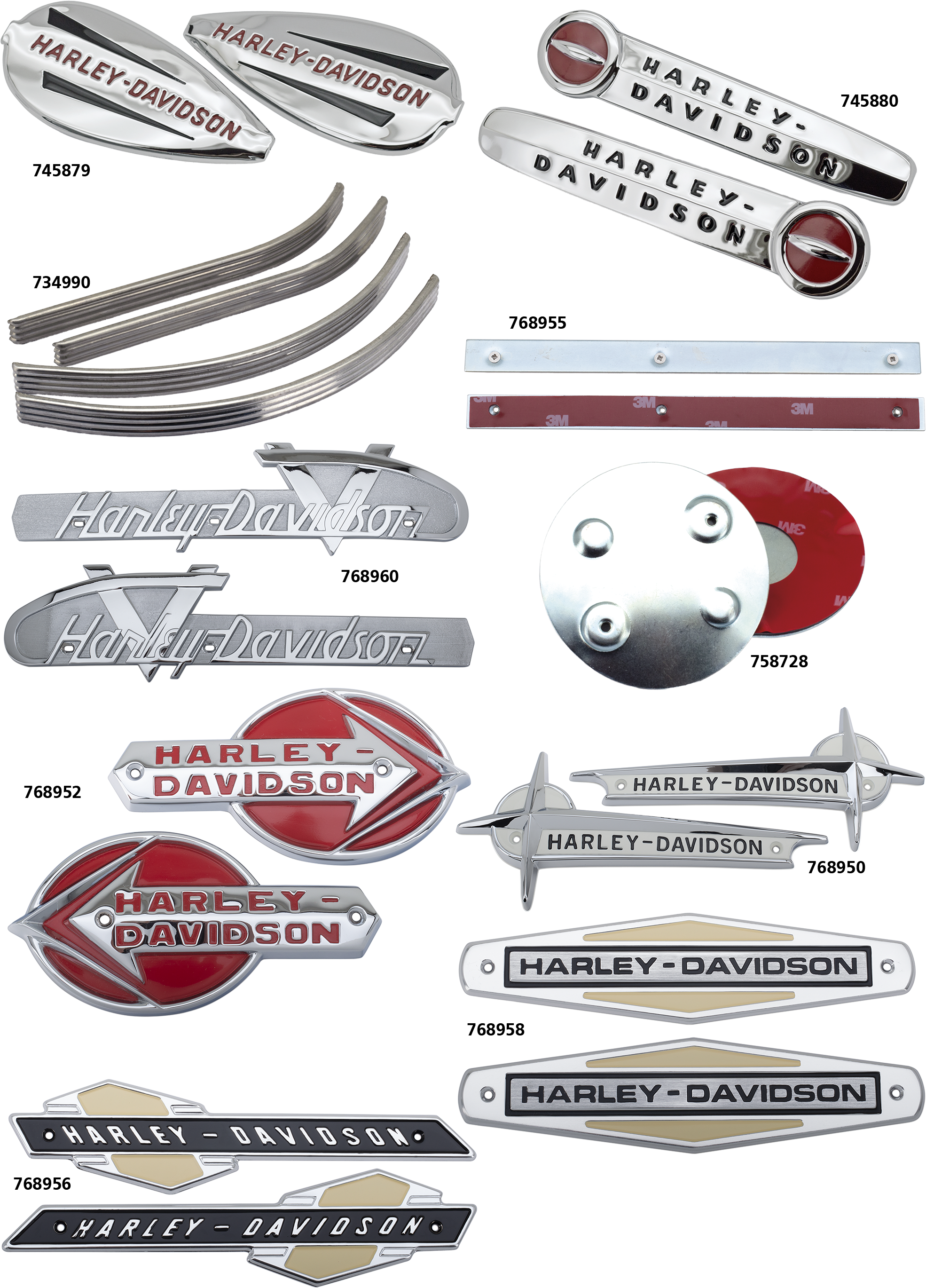 VINTAGE GAS TANK EMBLEMS - view 1