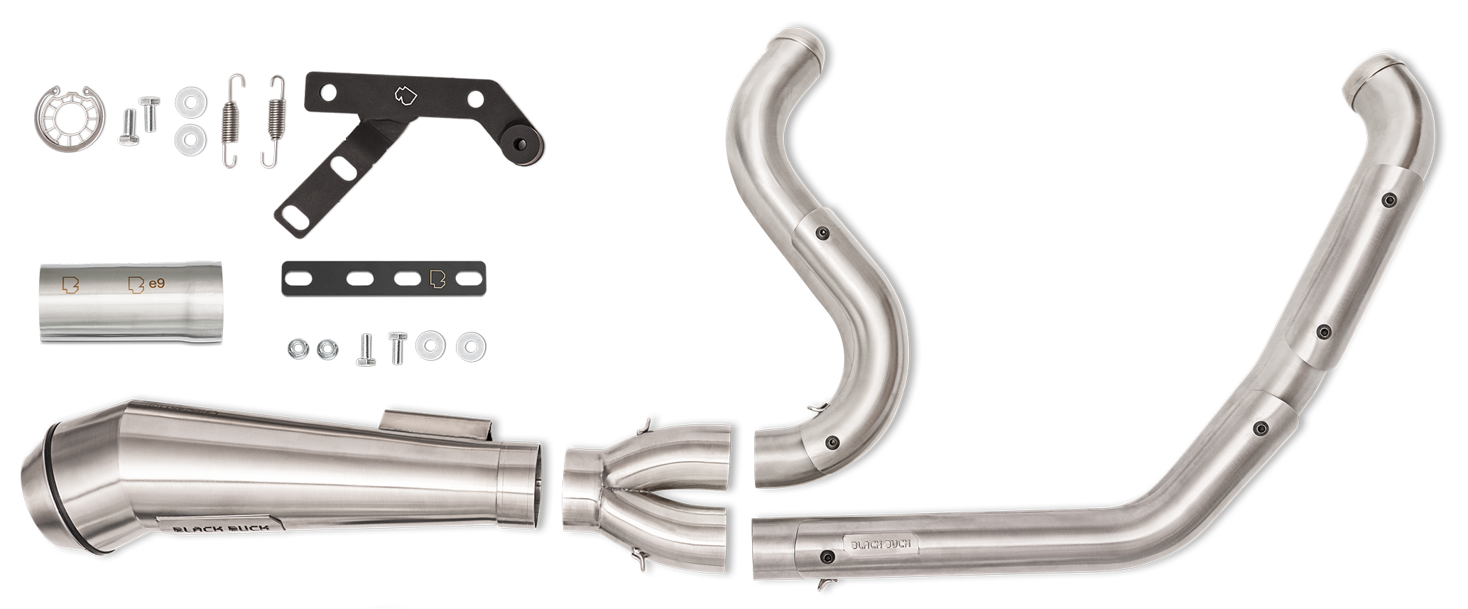 BLACK DUCK 2-INTO-1 FOR MILWAUKEE EIGHT SOFTAIL - view 1 Main image