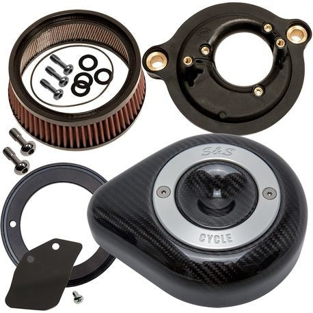S&S STEALTH CARBON TEARDROP AIR CLEANER - view 1