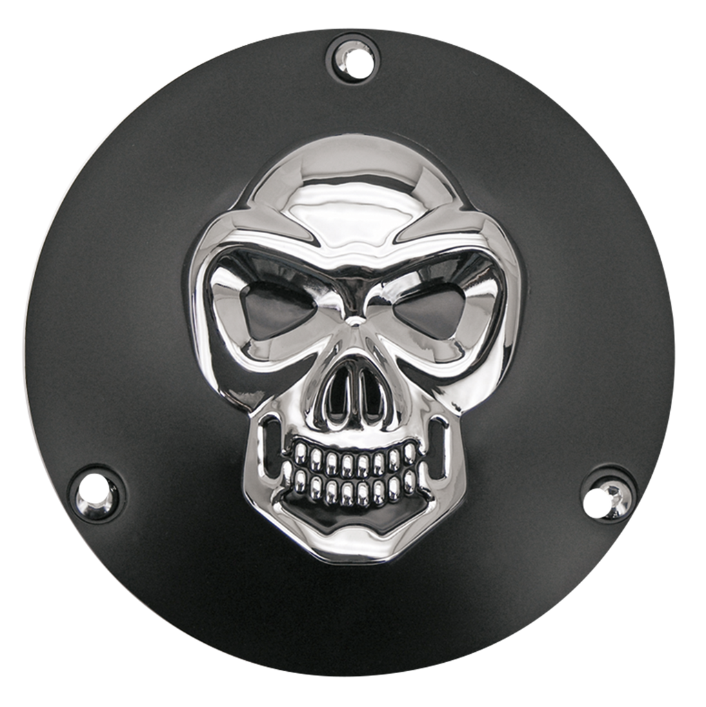 SKULLED ALUMINUM DERBY COVERS - view 1